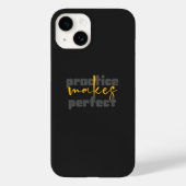 Inspirational Matte Black iPhone 14 Case  (Achterkant)