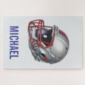 Inspirational Motivational Football Helmet Name Legpuzzel (Horizontaal)