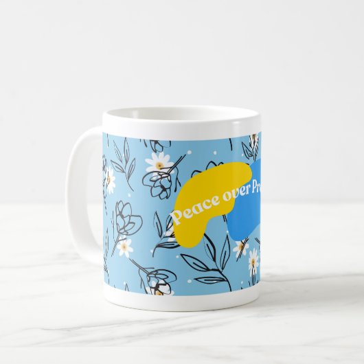 Inspirational mug design flower design (Devant gauche)