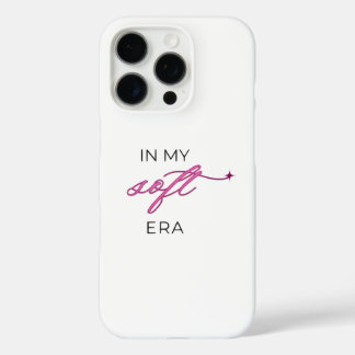 “Inspirational ‘My Soft Era’ Mobile Cover”  Case-M iPhone 16 Pro Hoesje