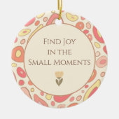 Inspirational Ornament with Custom Photo (Voorkant)