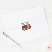 Inspirational phrase ronde sticker (Envelop)