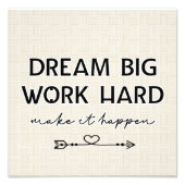 Inspirational Poster Dream Big (Devant)