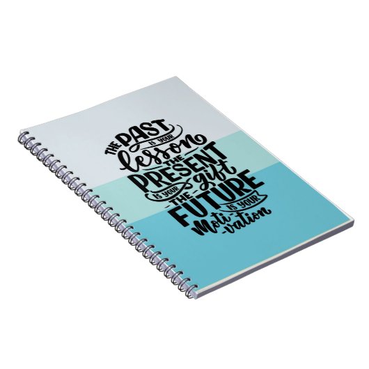 Inspirational quote - journal notebook  (Côté Droit)