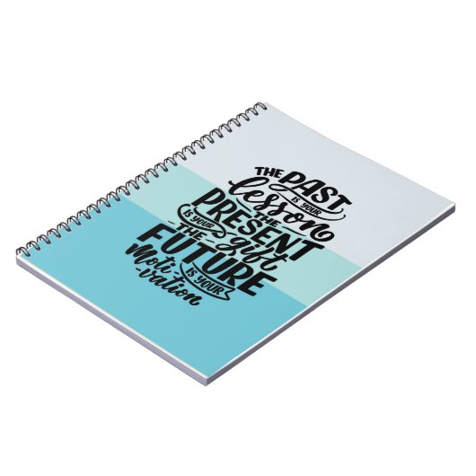 Inspirational quote - journal notebook (Côté gauche)