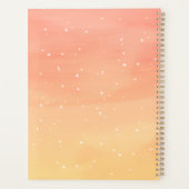 Inspirational Quote Mystic Sun Personalized Name  Planner (Achterkant)