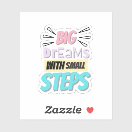 Inspirational Quote Sticker  (Vel)