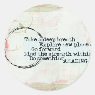 inspirational quote stickers
