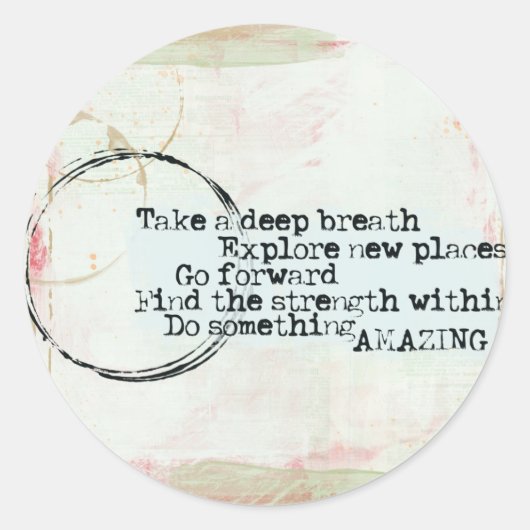 inspirational quote stickers (Voorkant)