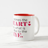 Inspirational Quote Two-Tone Coffee Mug (Devant droit)