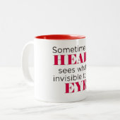 Inspirational Quote Two-Tone Coffee Mug (Devant gauche)