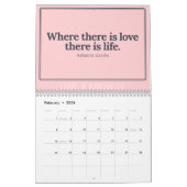 Inspirational Quotes 2026 Calendar Kalender (Feb 2026)