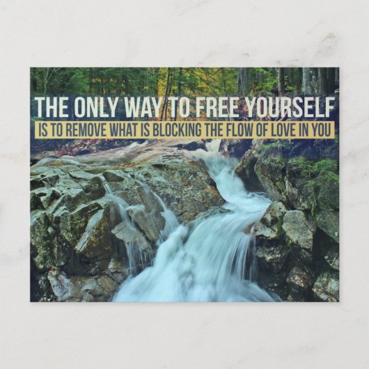 Inspirational Quotes Postcards Briefkaart (Voorkant)