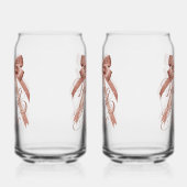 Inspirational Rose Gold Script with Bow Blikvorm Glas (Links)