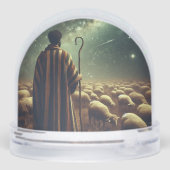 Inspirational Shepherd Flock Snow Globe Sneeuwbol (Achterkant)
