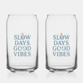 Inspirational Simple Living and Good Vibes Blikvorm Glas (Voorkant)