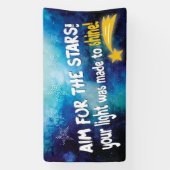 Inspirational Star Teacher Classroom Spandoek (Verticaal)