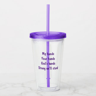 Inspirational Tumbler  Acryl Drinkbeker