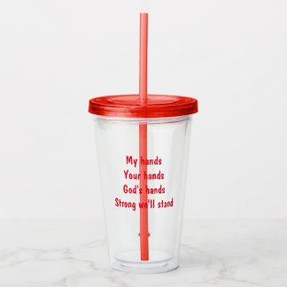 Inspirational Tumbler Acryl Drinkbeker