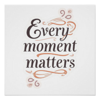 Inspirational typography art perfect poster