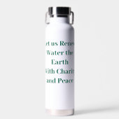 Inspirational Water Bottle Waterfles (Voorkant)