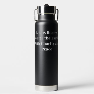 Inspirational water bottle waterfles