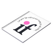 Inspirational 'What if' Notepad Notebook Notitieboek (Linkerzijde)