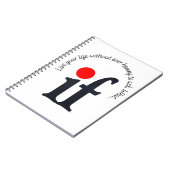 Inspirational 'What if' Notepad Notebook Notitieboek (Linkerzijde)