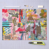 Inspirational Words Mixed Media Tissue Paper Tissuepapier (Craft)