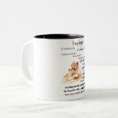 Inspirationnel/À ma fille Mug à café à deux tons (Devant gauche)