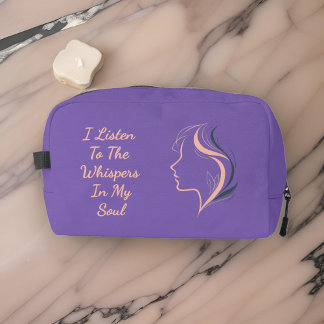 Inspirationnel sac de voyage violet - Écouter mon