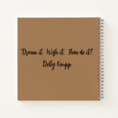 Inspirations Carnet spiral (Dos)