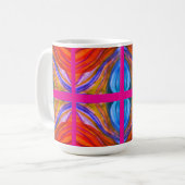 Inspirations du désert rose chaud Café Mug (Devant gauche)