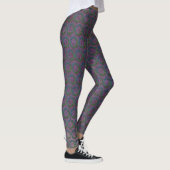 Inspirations violettes déroulées Leggings (Droite)