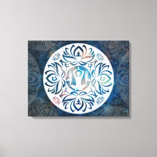 Inspirations yoga sur toile (Recto)