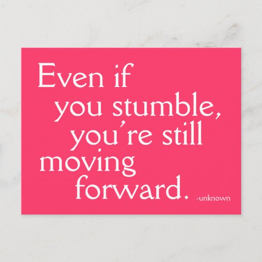 Inspire au succès - Carte postale motivationnelle (Devant)