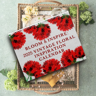Inspire & Bloom 2025 Botanische Motivatie quotes Kalender