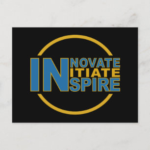 INSPIRE briefkaart, pas aan Briefkaart