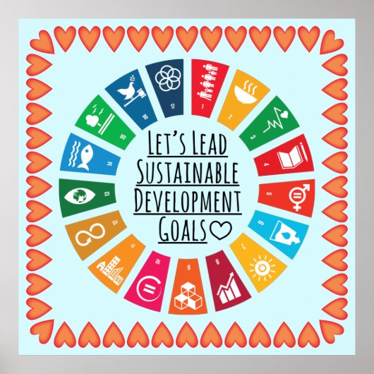 Inspire Change & Sustainability Goals Poster Art (Devant)