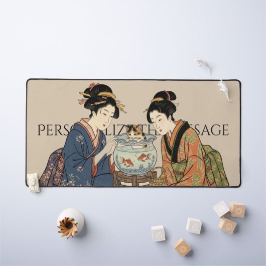 Inspiré de l'Ukiyo-e – JAPON dramatique (Tableau pour enfants)