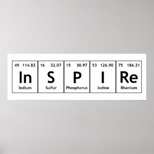 InSPIRe Éléments de tableau périodique Chimie du m