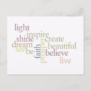 Inspire Faith Briefkaart