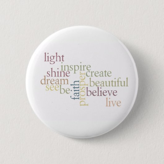 Inspire Faith Ronde Button 5,7 Cm (Voorkant)