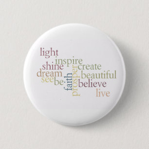 Inspire Faith Ronde Button 5,7 Cm