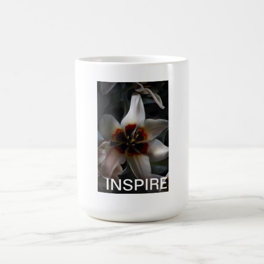 Inspiré-Fleur de tasse de café (Centre)