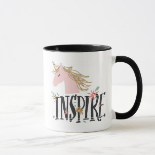 Inspire Gold Mane Unicorn Mok