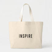 Inspire Grote Tote Bag (Voorkant)