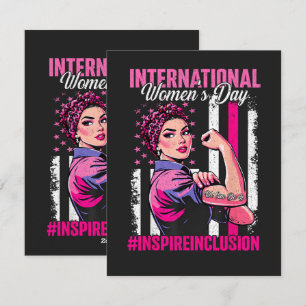 Inspire Inclusie 8 Maart Internationaal Feestdagenkaart