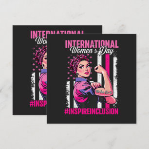 Inspire Inclusie 8 Maart Internationaal Kaart
