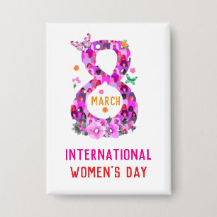 Inspire Inclusion International Women's 8 maart Button